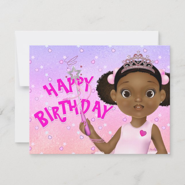 American Fairy Princess Ballerina Poem Karte (Vorderseite)