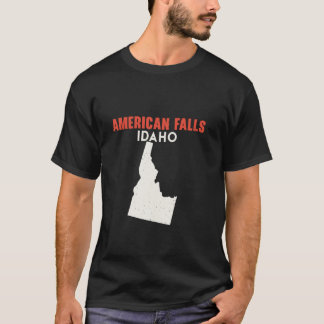 American Falls Idaho USA Staat America Travel Idah T-Shirt