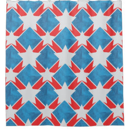 American Family Patriotic Sommerferien Duschvorhang