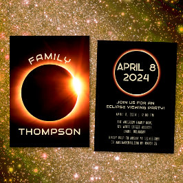 American Family Total Solar Eclipse 8. April 2024 Einladung
