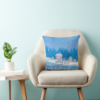 American Farm Signature Throw Pillow Kissen
