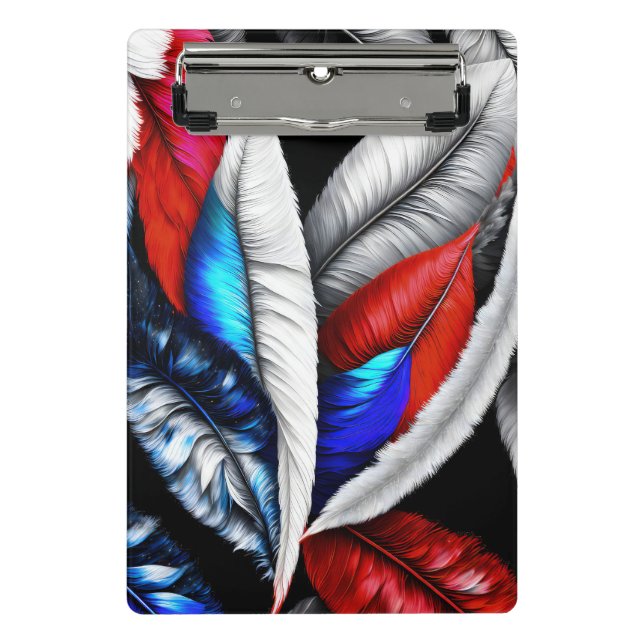 American Feathers Mini Klemmbrett (Vorderseite)