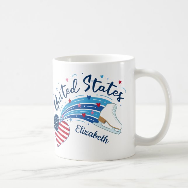 American Figure Skating Kaffeetasse (Rechts)