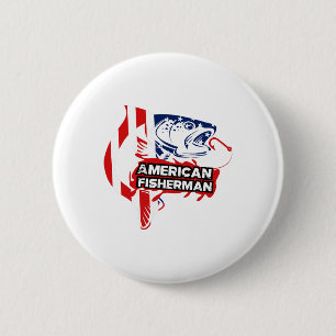 American Fisherman Button