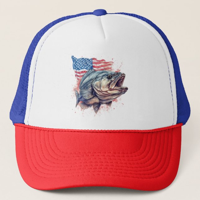 American Fisherman Trucker Hat Truckerkappe (Vorderseite)