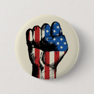 American Fist Button