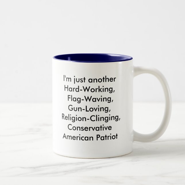 american-flag-2a, anotherHard-Arbeite ich gerade,… Zweifarbige Tasse (Rechts)