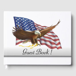 American Flag 4. Juli Gästebuch