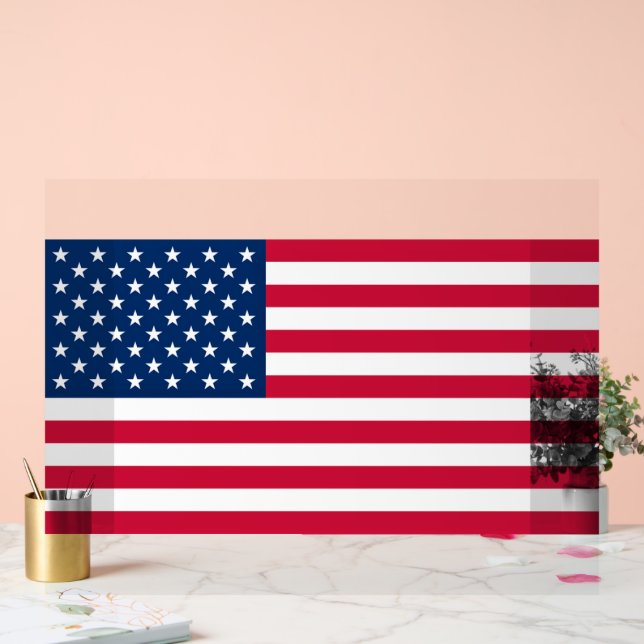 American Flag Acrylic Sign USA Patriotic Acrylschild (Hochzeit)