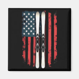 American Flag Alpinski _6 Magnet