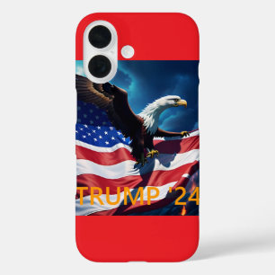 American Flag American Eagle TRUMP 2024 iPhone 16 Hülle