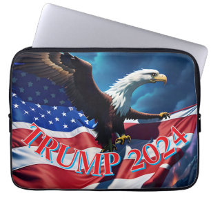 American Flag American Eagle TRUMP 2024 Laptopschutzhülle