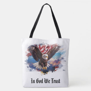 *~* American Flag AP27 Eagle Sky Patriotic Tasche