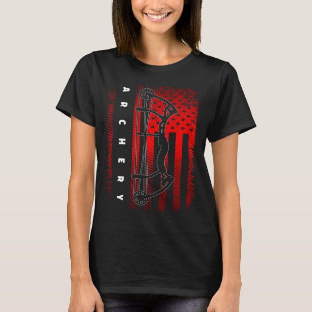 American Flag Archery T-Shirt (Vorderseite)