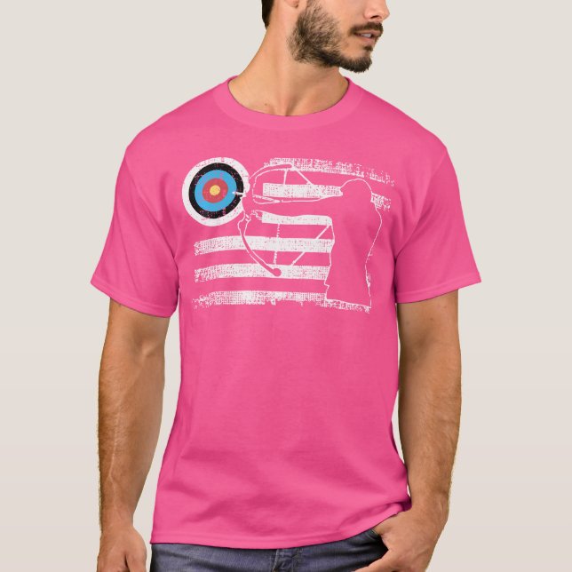 American Flag Archery T-Shirt (Vorderseite)