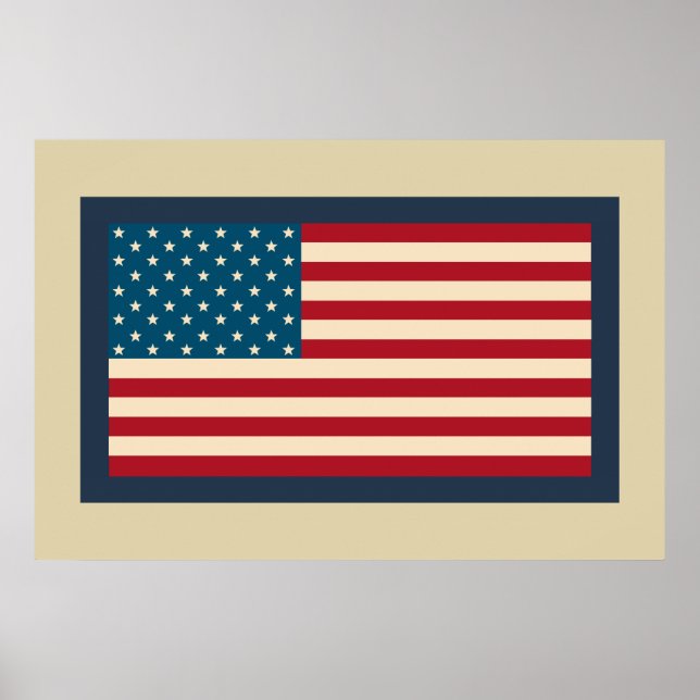 American Flag Art Poster (Vorne)