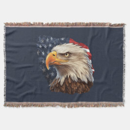American Flag Bald Eagle Decke