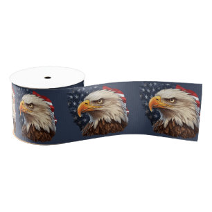 American Flag Bald Eagle Ripsband