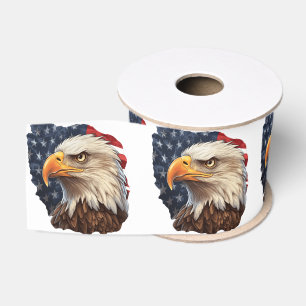 American Flag Bald Eagle Ripsband
