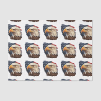 American Flag Bald Eagle Seidenpapier