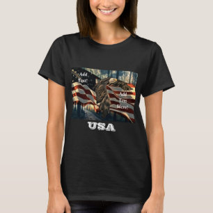 American Flag Bald Eagle T-Shirt