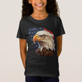 American Flag Bald Eagle T-Shirt