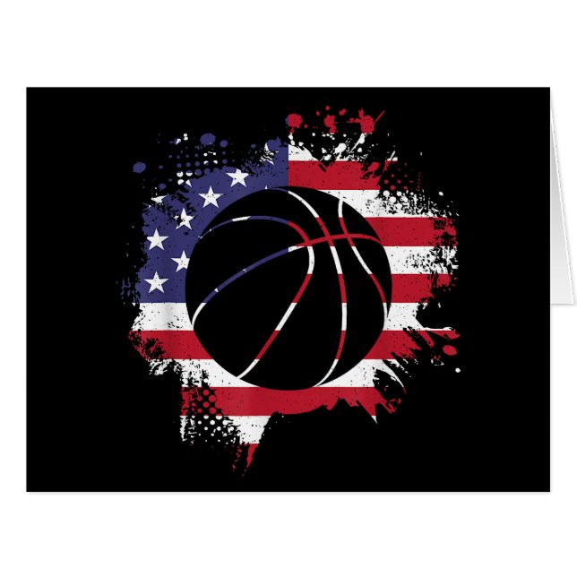 American Flag Basketball Player (Vorderseite (Horizontal))