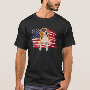 American Flag Beagle - Welpe Dog Lover Animal Bree T-Shirt