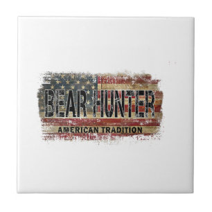 American Flag Beer Hunter Fliese
