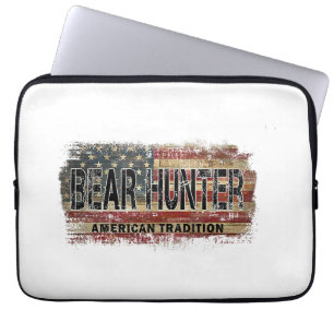 American Flag Beer Hunter Laptopschutzhülle