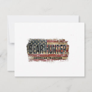 American Flag Beer Hunter Save The Date