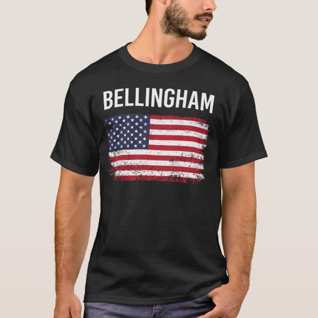 American Flag Bellingham T-Shirt (Vorderseite)