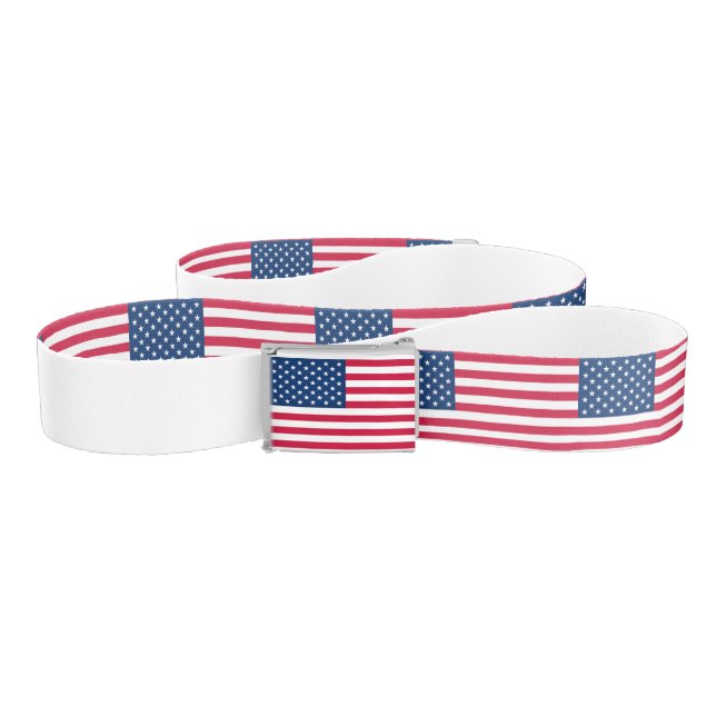American Flag Belt USA Gürtel (Zick-Zack)