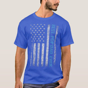 American Flag BEST POP VATER EVA für Männer Väter T-Shirt