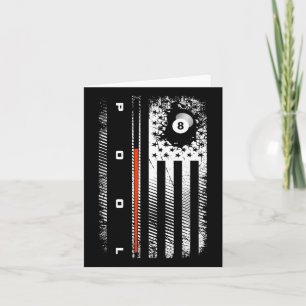 American Flag Billiards Pool Player Apparel - Bill Karte