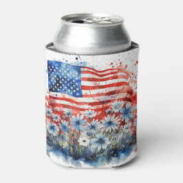 American Flag & Blume Dosenkühler