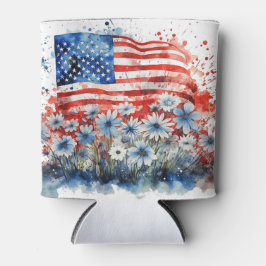 American Flag & Blume Dosenkühler