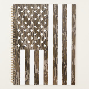 American Flag Bottomland Camouflage USA Flag Planer