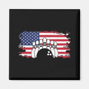 American Flag Bowling Apparel - Bowling Magnet