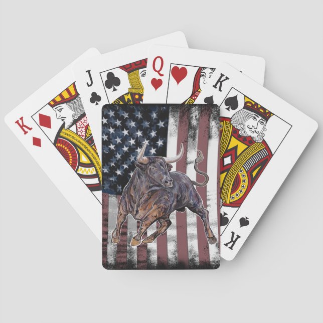 American Flag Bull Spielkarten (Rückseite)