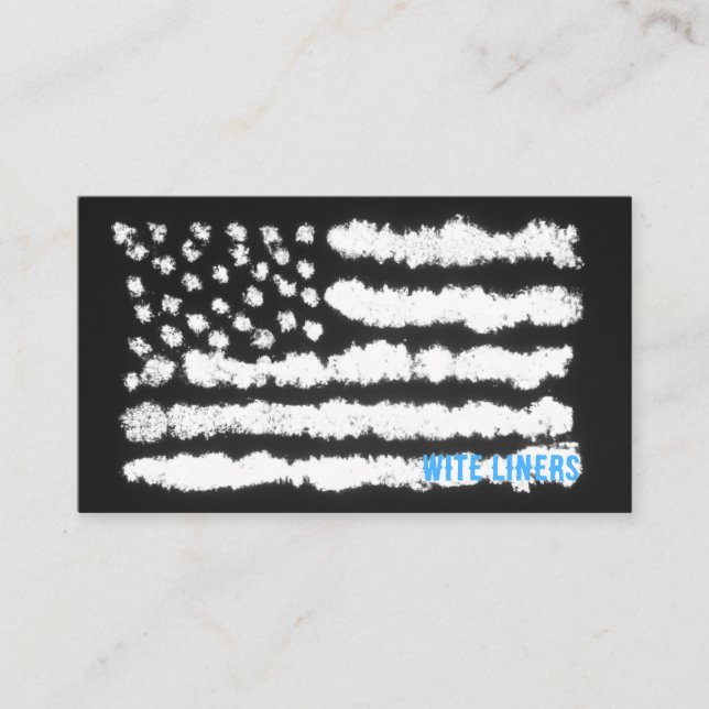 American Flag Business Cards Visitenkarte (Vorderseite)