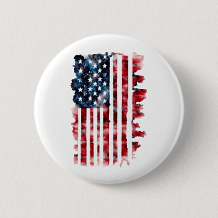 American Flag Button