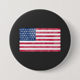 American flag button