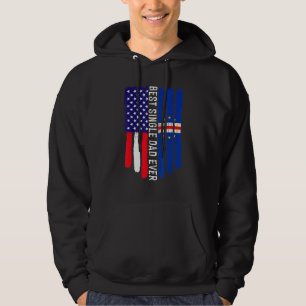 American Flag & Cabo Verde Flag Bester Single Vate Hoodie