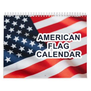 American Flag Calendar 2025 Kalender