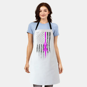 American Flag Cancour Survivor Awareness Schürze
