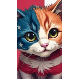American Flag Cat Case-Mate iPhone 14 Pro Max Hülle