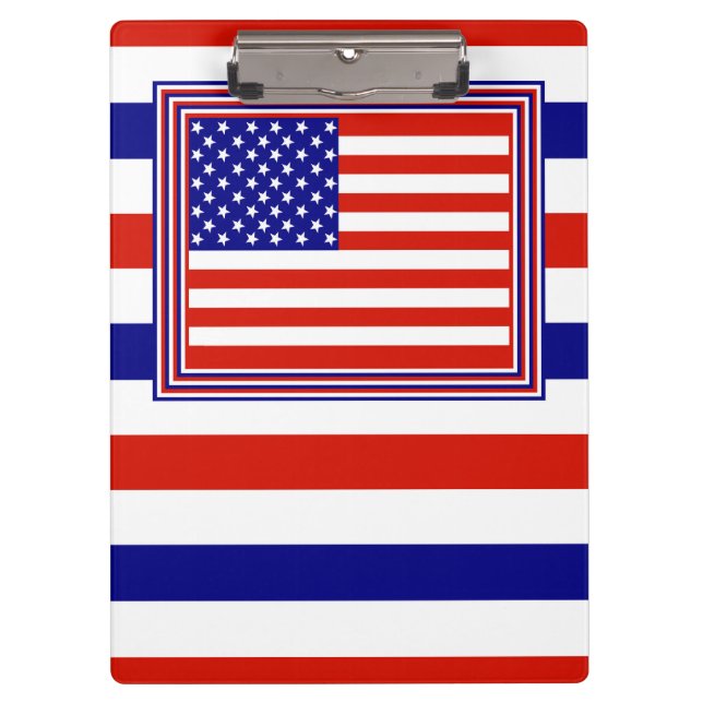 American Flag Clip Board Klemmbrett (Vorderseite)