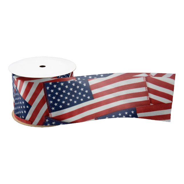 American Flag Collection Satinband (Spule)