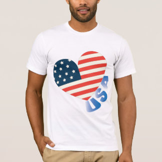 American Flag Colors, USA Pride T-Shirt